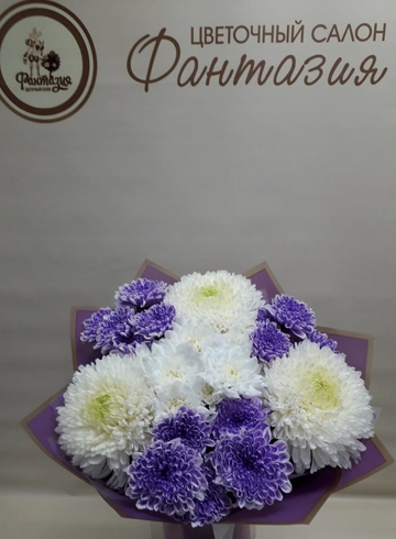 Сборный букет &laquo;Фиолетовый волшебство&raquo; от интернет-магазина цветов в 