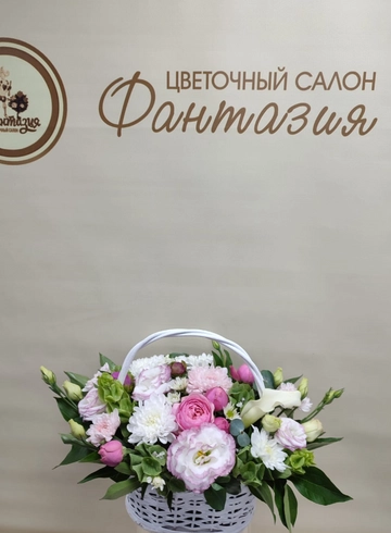 Корзина «Цветочный рай» от интернет-магазина цветов в 