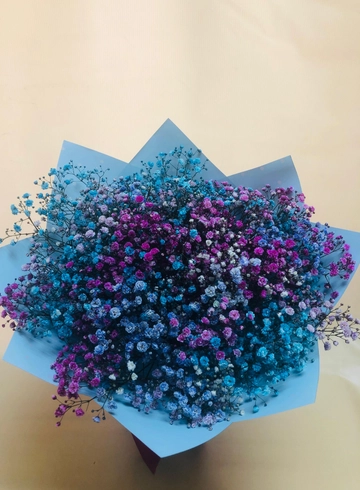 Букет &laquo;Радужная гипсофила&raquo; от интернет-магазина цветов в 