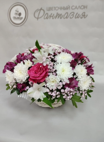 Цветы в корзине &laquo;Очарование&raquo; от интернет-магазина цветов в 