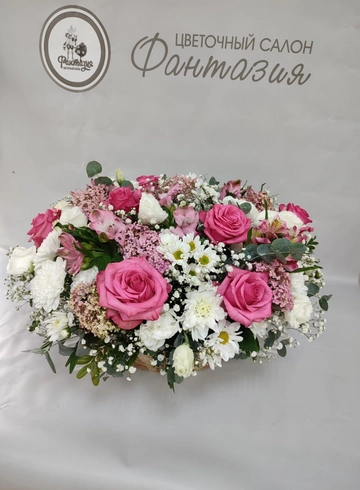 Композиция «Корзинка цветов» от интернет-магазина цветов в 