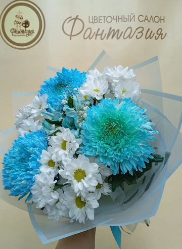 Сборный букет &laquo;Небесный рай&raquo; от интернет-магазина цветов в 