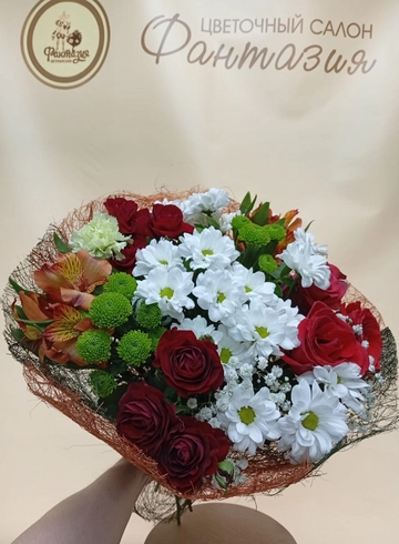 Сборный букет &laquo; Территория Цветов&raquo; от интернет-магазина цветов в 
