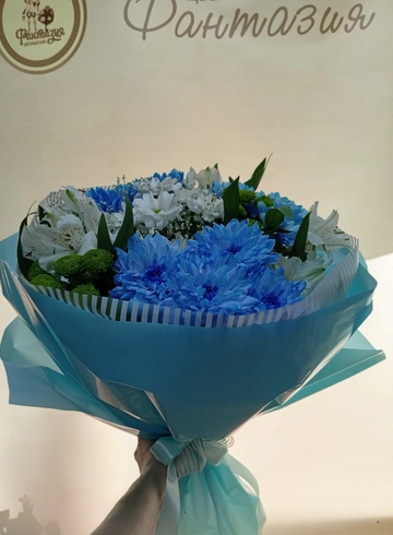 Сборный букет &laquo; Небесная гармония&raquo; от интернет-магазина цветов в 