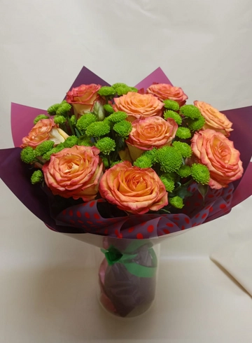 Сборный букет  от интернет-магазина цветов в 