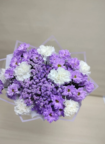 Сборный букет &laquo;Сиреневое Поле&raquo; от интернет-магазина цветов в 