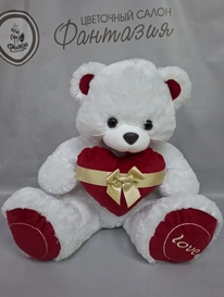 Мягкая игрушка «Мишка Тедди с сердечком» 90см от интернет-магазина «» в 