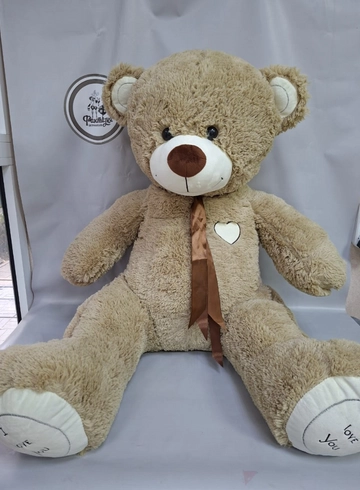 Мягкая игрушка &laquo;Мишка  I Love you 145см&raquo; от интернет-магазина цветов в 