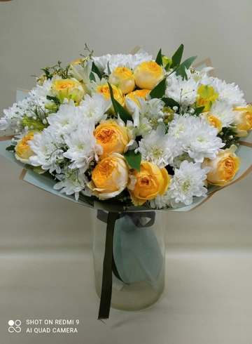 Сборный букет &laquo;Яркие краски осени&raquo; от интернет-магазина цветов в 