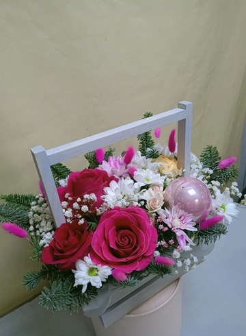 Композиция &laquo;Роскошная роза&raquo; от интернет-магазина цветов в 