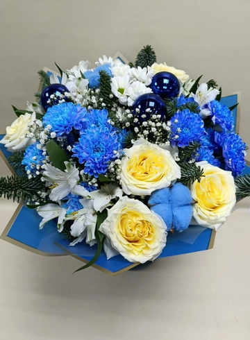 Сборный букет &laquo; Снежная королева&raquo; от интернет-магазина цветов в 