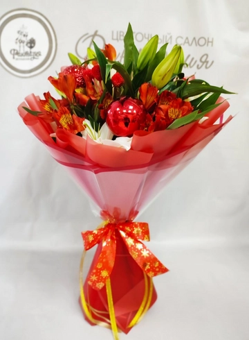 Сборный букет &laquo;Поэзия зимы&raquo; от интернет-магазина цветов в 