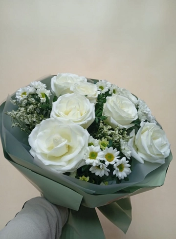 Сборный букет &laquo; Нежная роза&raquo; от интернет-магазина цветов в 